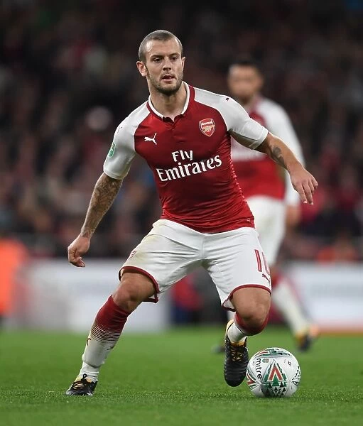 Jack Wilshere in Action: Arsenal vs Norwich City, Carabao Cup 2017-18