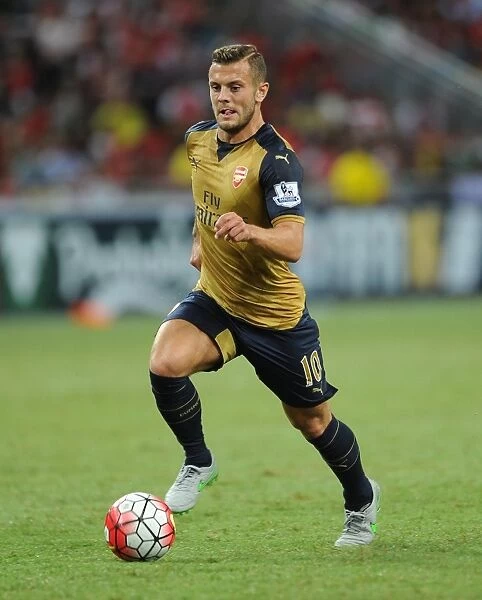 Jack Wilshere in Action: Arsenal vs Singapore XI, Barclays Asia Trophy, Kallang 2015