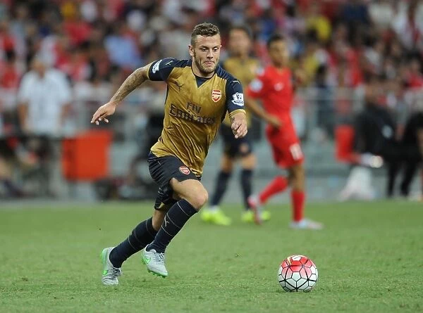 Jack Wilshere in Action: Arsenal vs Singapore XI, Barclays Asia Trophy, 2015