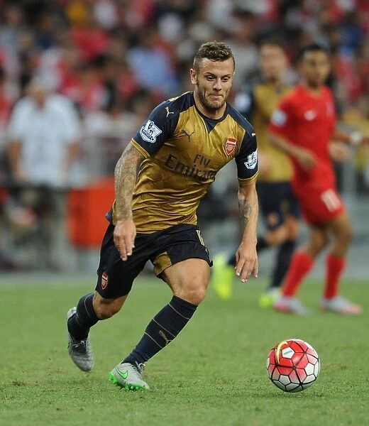 Jack Wilshere in Action: Arsenal vs Singapore XI, Barclays Asia Trophy, 2015