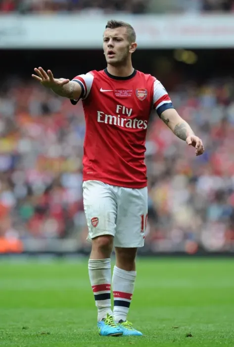 Framed Print : Jack Wilshere in Action: Arsenal vs Stoke City, Premier League 2013-14 Framed Print : Jack Wilshere in Action: Arsenal vs Stoke City, Premier League 2013-14