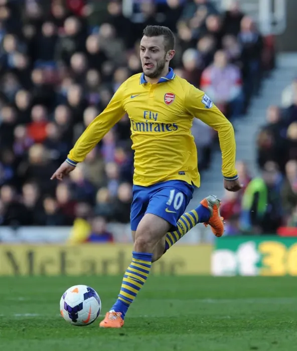 Framed Print : Jack Wilshere in Action: Arsenal vs Stoke City, Premier League 2013-14 Framed Print : Jack Wilshere in Action: Arsenal vs Stoke City, Premier League 2013-14