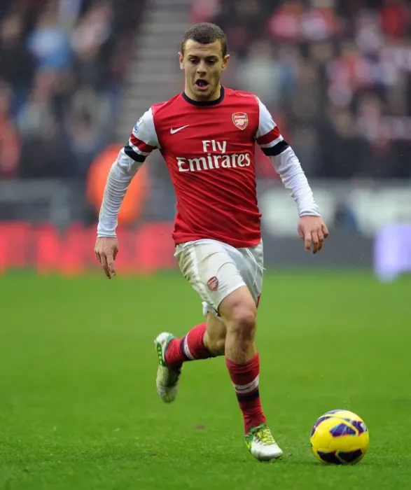 Framed Print : Jack Wilshere: In Action for Arsenal Against Wigan Athletic, Premier League 2012-13 Framed Print : Jack Wilshere: In Action for Arsenal Against Wigan Athletic, Premier League 2012-13