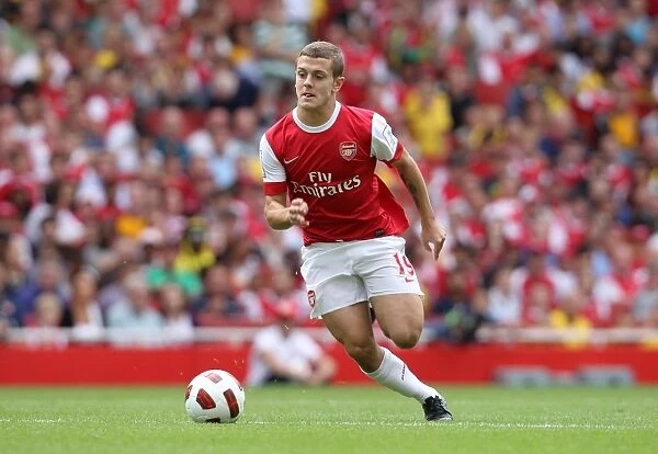 Jack Wilshere in Action: Arsenal's Victory over Celtic in the Emirates Cup Pre-Season, 2010