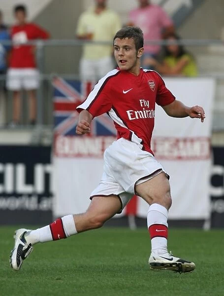 Jack Wilshere in Action: Arsenal's Win Against Burgenland, Austria 2008