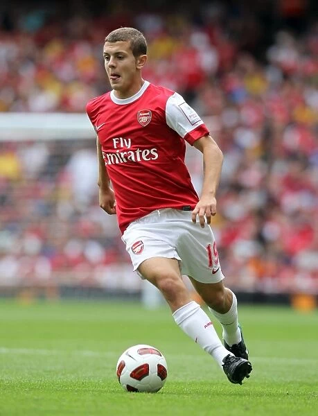Jack Wilshere in Action: Arsenal's Win Over Celtic in the Emirates Cup Pre-Season, 2010