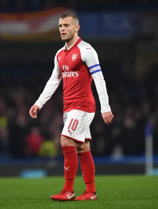 Framed Print : Jack Wilshere in Action: Chelsea vs. Arsenal - Carabao Cup Semi-Final First Leg Framed Print : Jack Wilshere in Action: Chelsea vs. Arsenal - Carabao Cup Semi-Final First Leg