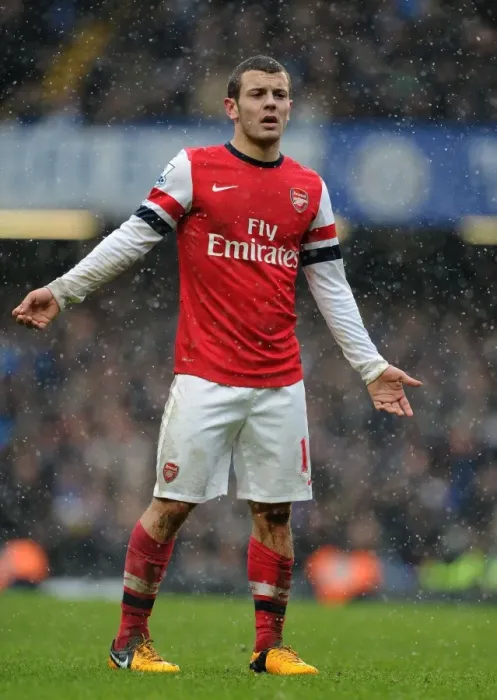 Framed Print : Jack Wilshere in Action: Chelsea vs Arsenal, Premier League 2012-13 Framed Print : Jack Wilshere in Action: Chelsea vs Arsenal, Premier League 2012-13