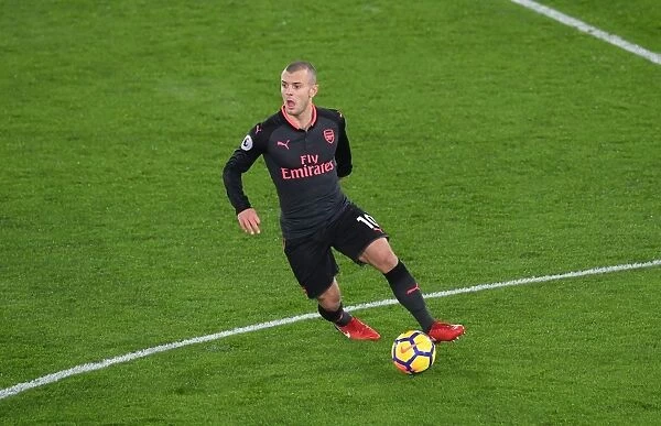 Jack Wilshere in Action: Crystal Palace vs. Arsenal Premier League Clash (2017-18)