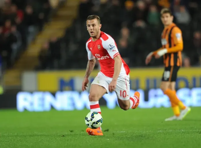 Framed Print : Jack Wilshere in Action: Hull City vs Arsenal, Premier League 2014 / 15