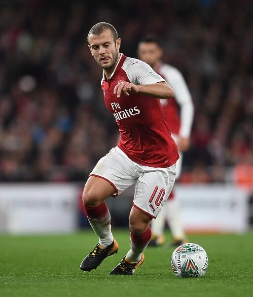 Jack Wilshere: In Action Against Norwich City (Arsenal vs. Norwich, Carabao Cup 2017-18)