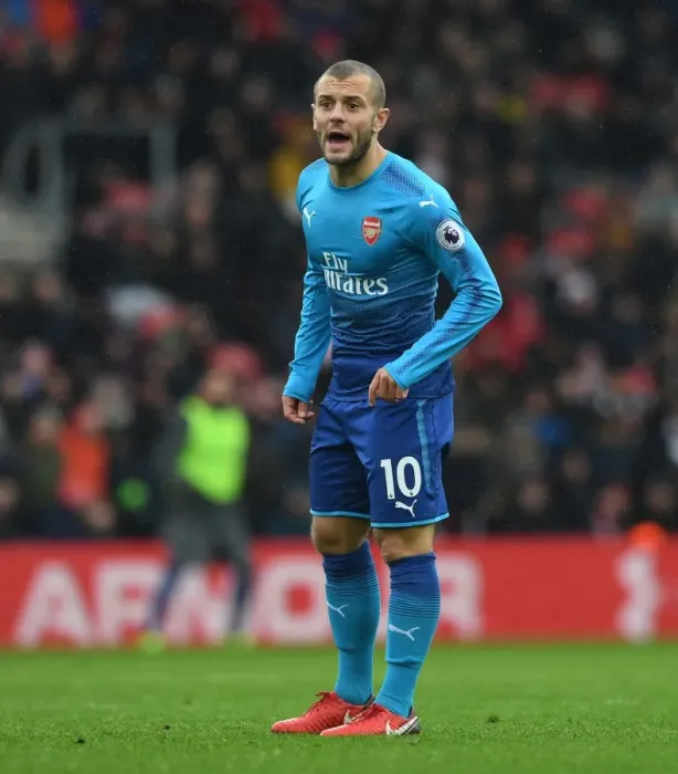 Framed Print : Jack Wilshere: In Action Against Southampton, Premier League 2017-18 Framed Print : Jack Wilshere: In Action Against Southampton, Premier League 2017-18
