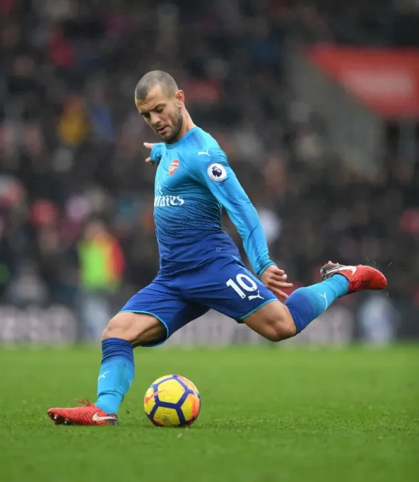 Framed Print : Jack Wilshere in Action: Southampton vs Arsenal, Premier League 2017-18 Framed Print : Jack Wilshere in Action: Southampton vs Arsenal, Premier League 2017-18