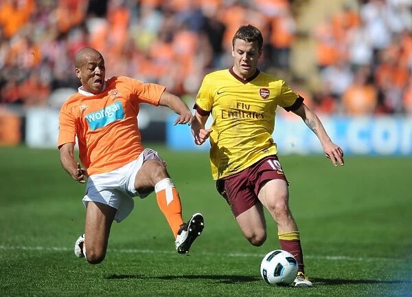 Jack Wilshere (Arsenal) Alex Baptiste (Blackpool). Blackpool 1:3 Arsenal