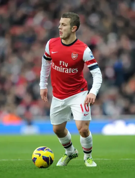 Framed Print : Jack Wilshere (Arsenal). Arsenal 2: 0 West Bromwich Albion. Barclays Premier League