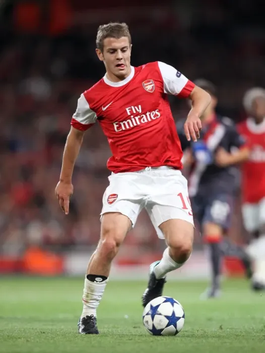 Framed Print : Jack Wilshere (Arsenal). Arsenal 6: 0 SC Braga. UEFA Champions League. Group H