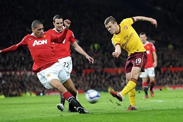 Jack Wilshere (Arsenal) Chris Smalling (Man Utd). Manchester United 2:0 Arsenal