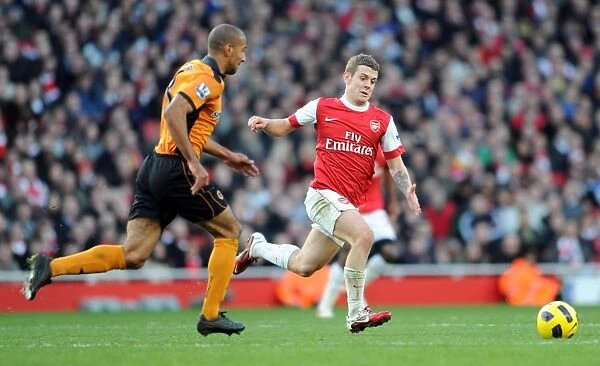 Jack Wilshere (Arsenal) Karl Henry (Wolves). Arsenal 2: 0 Wolverhampton Wanderers