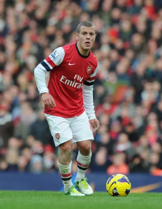 Framed Print : Jack Wilshere: Arsenal Midfielder in Action against Queens Park Rangers, Premier League 2012-13