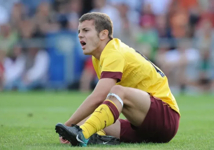 Framed Print : Jack Wilshere (Arsenal). SC Neusiedl 0: 4 Arsenal, Sportzentrum Neusiedl