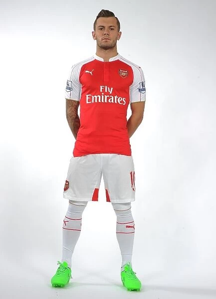 Jack Wilshere at Arsenal's 2015-16 First Team Photocall