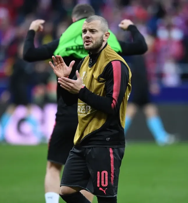 Framed Print : Jack Wilshere: Arsenal's Determined Figure Ahead of Atletico Madrid Europa League Showdown