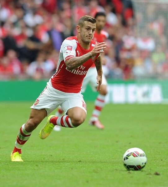 Jack Wilshere: Arsenal's Determined Midfielder Shines in FA Community Shield Clash Against Manchester City