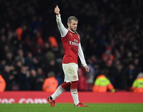 Jack Wilshere: Arsenal's Determined Midfielder Amidst Arsenal v Liverpool Rivalry (2017-18)