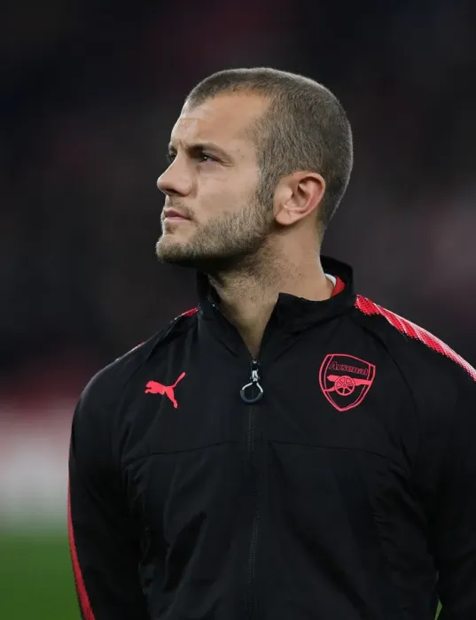 Framed Print : Jack Wilshere: Arsenal's Determined Warrior Ahead of Europa League Clash vs Red Star Belgrade