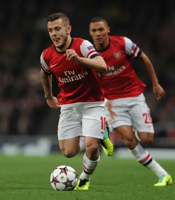 Framed Print : Jack Wilshere: Arsenal's Midfield Maestro Dazzles in Champions League Clash Against Napoli, 2013 Framed Print : Jack Wilshere: Arsenal's Midfield Maestro Dazzles in Champions League Clash Against Napoli, 2013