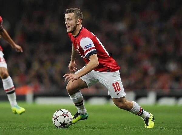 Jack Wilshere: Arsenal's Midfield Mastermind Dazzles Against Napoli in the Champions League, 2013