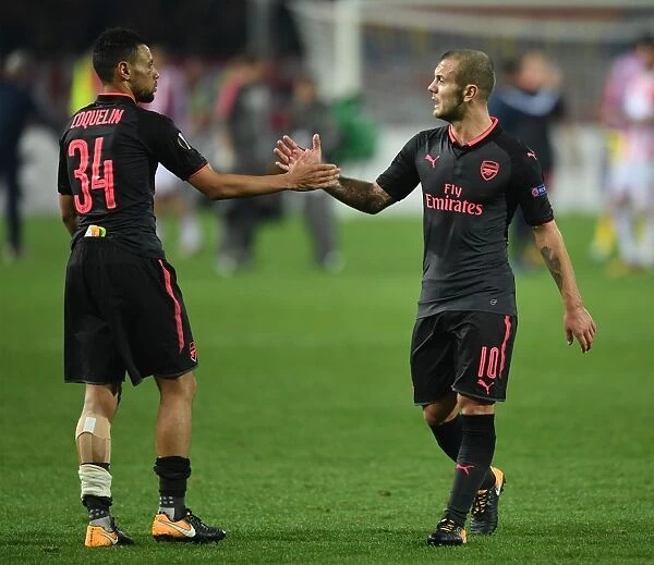 Jack Wilshere and Francis Coquelin: United in Determination - Arsenal's Midfield Duo After Crvena Zvezda Clash