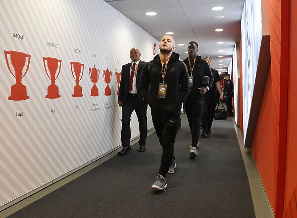 Jack Wilshere Heads to Arsenal Dressing Room Before Atletico Madrid Showdown - UEFA Europa League Semi-Final