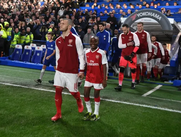 Framed Print : Jack Wilshere Leads Arsenal in Carabao Cup Semi-Final Showdown against Chelsea