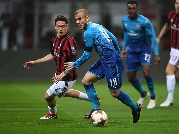 Jack Wilshere Outmaneuvers Davide Calabria: Arsenal vs AC Milan, UEFA Europa League 2018