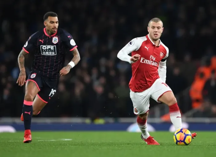 Framed Print : Jack Wilshere Outsmarts Danny Williams: Arsenal's Midfield Maestro Dazzles Huddersfield Town, Premier League 2017-18 Framed Print : Jack Wilshere Outsmarts Danny Williams: Arsenal's Midfield Maestro Dazzles Huddersfield Town, Premier League 2017-18