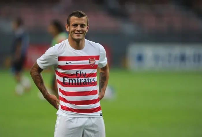 Framed Print : Jack Wilshere Prepares for Arsenal's Clash against Nagoya Grampus in Japan, 2013 Framed Print : Jack Wilshere Prepares for Arsenal's Clash against Nagoya Grampus in Japan, 2013