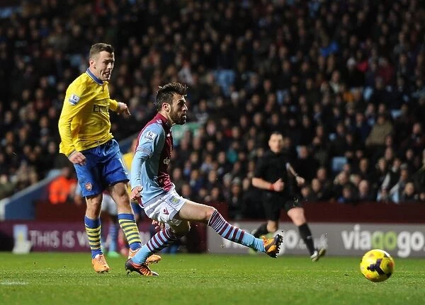 Jack Wilshere Scores First Goal: Aston Villa vs. Arsenal, Premier League 2013-14