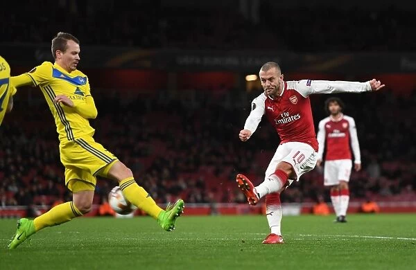 Jack Wilshere Scores Third Goal: Arsenal FC vs BATE Borisov, UEFA Europa League 2017-18