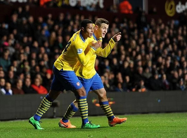 Jack Wilshere Scores the Opener: Arsenal's Victory at Aston Villa, Premier League 2013-14