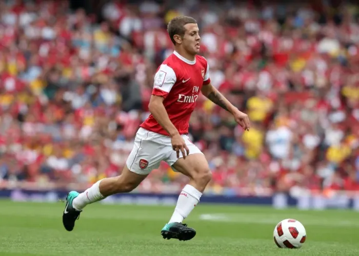 Framed Print : Jack Wilshere Shines: Arsenal vs AC Milan - Emirates Cup Pre-Season 2010 (1:1)