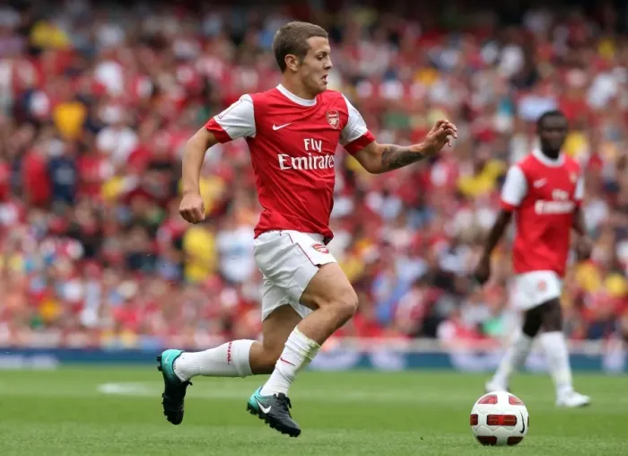Framed Print : Jack Wilshere Shines: Arsenal vs AC Milan - Emirates Cup Pre-Season 2010 (1:1)