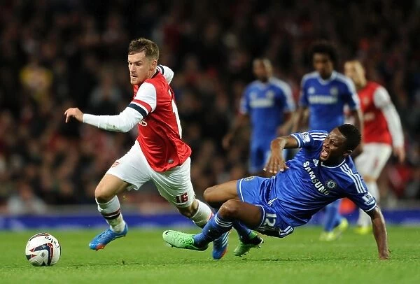 Jack Wilshere vs. Jon Mikel Obi: Battle in the Midfield - Arsenal v Chelsea, Capital One Cup 2013-14