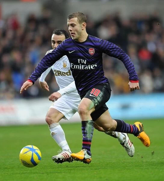 Jack Wilshere vs. Leon Britton: Battle in the FA Cup Third Round between Swansea and Arsenal