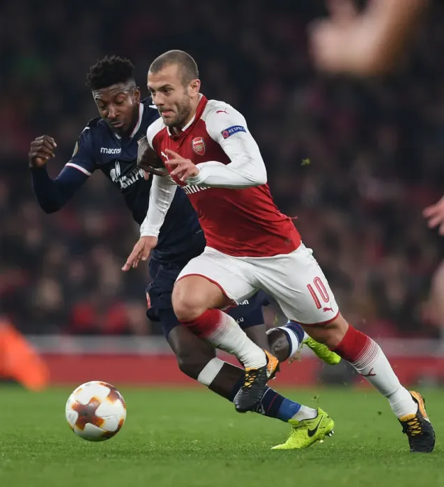 Framed Print : Jack Wilshere vs. Mitchell Donald: A Europa League Showdown at Arsenal's Emirates Stadium Framed Print : Jack Wilshere vs. Mitchell Donald: A Europa League Showdown at Arsenal's Emirates Stadium