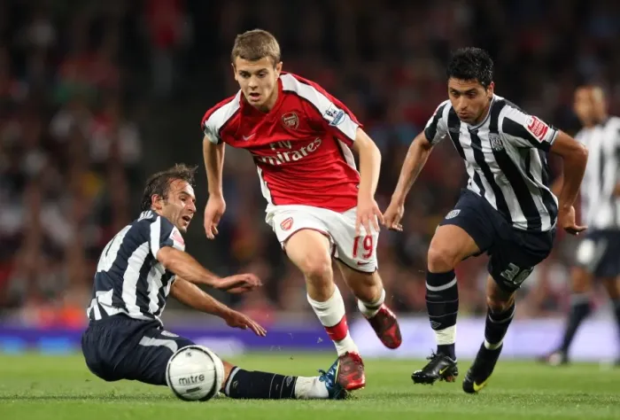 Framed Print : Jack Wilshere's Brace: Arsenal's 2-0 Carling Cup Victory Over West Brom