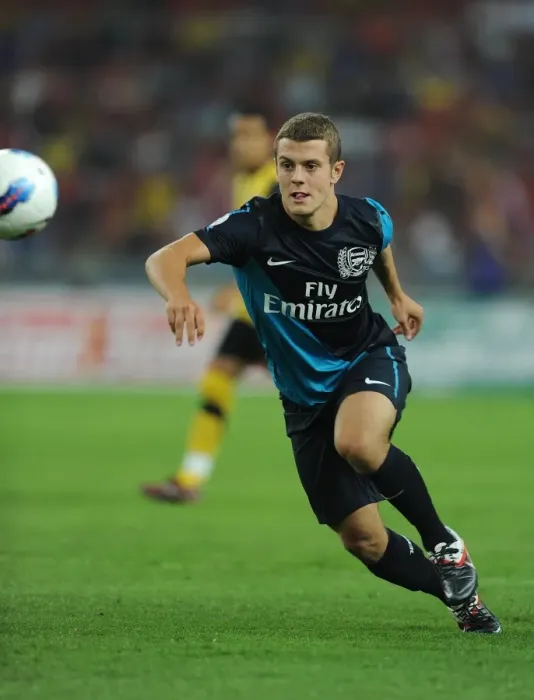 Framed Print : Jack Wilshere's Brilliant Performance: Arsenal Crushes Malaysia XI 4-0 at Bukit Jalil Stadium