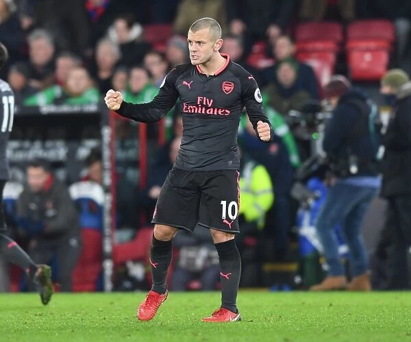 Jack Wilshere's Euphoric Moment: Arsenal's Triumph at Crystal Palace (2017-18)