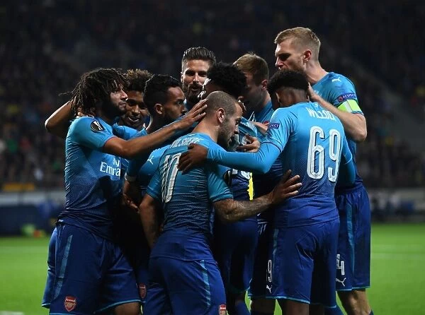 Jack Wilshere's Europa League Goal Celebration: Arsenal's Victory over FC BATE Borisov