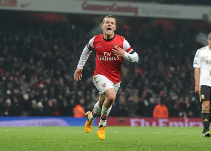 Framed Print : Jack Wilshere's FA Cup Drama: Arsenal's Thrilling Victory Over Swansea City, 2013